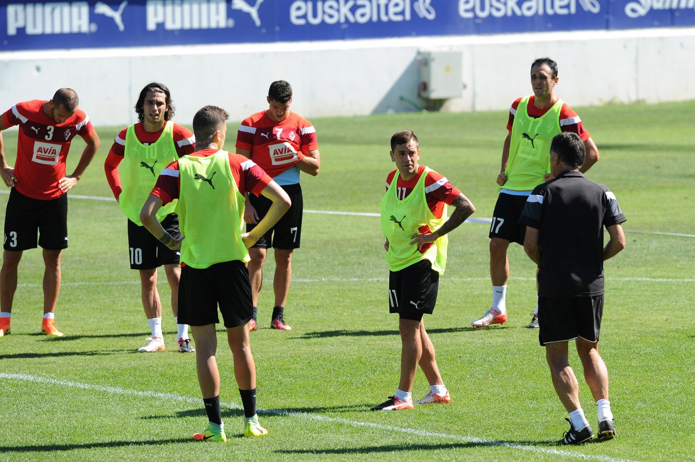 El Eibar prepara el encuentro ante el Valencia